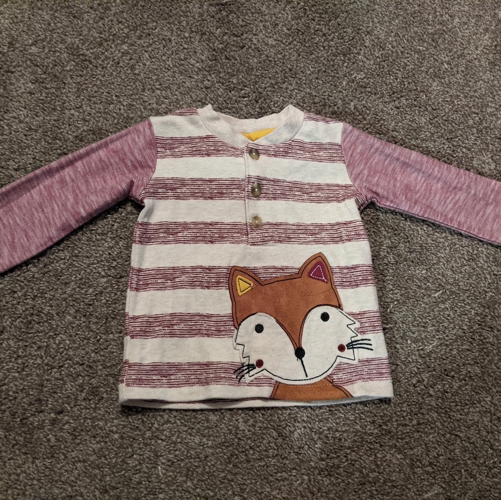 Cuddle Bear 9M fox shirt